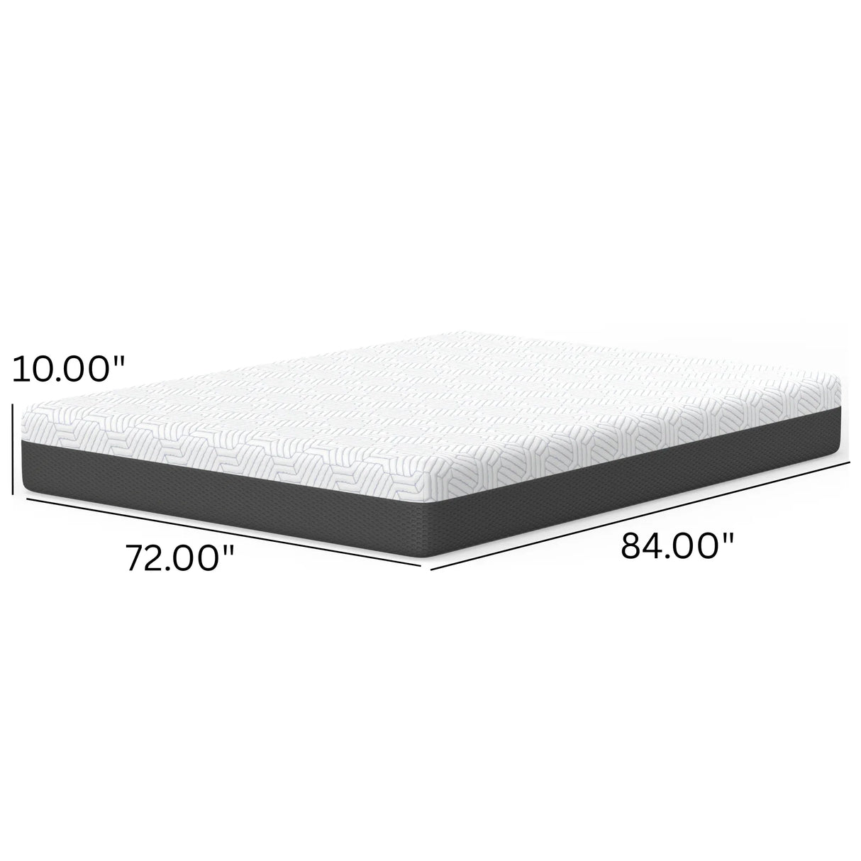 California King Medium 10-Inch Cooling Memory Foam Mattress - Omega Lifestyles