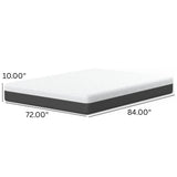California King Medium 10-Inch Cooling Memory Foam Mattress - Omega Lifestyles