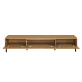 Boho Farmhouse Particle Board TV Stand Cabinet - Sleep Galleria