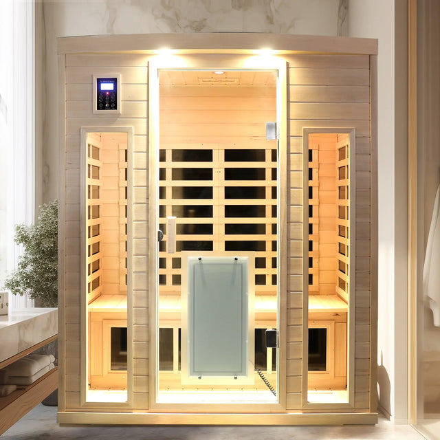 Low EMF Three Person Far Infrared Sauna Room - Omega Lifestyles