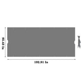 Polyester UV Protection Replacement Canopy Cover 12x9 Ft