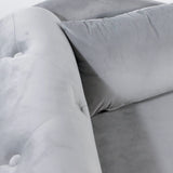 Classic Velvet Storage Chaise Lounge With Pillow - Omega Lifestyles