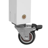 47-Inch Extendable Rubber Wood Veneer Kitchen Island - Omega Lifestyles