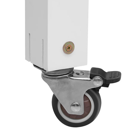 47-Inch Extendable Rubber Wood Veneer Kitchen Island - Omega Lifestyles