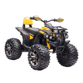 Kids 12V Rechargeable Four-Wheeler Ride-On Toy Car - Omega Lifestyles