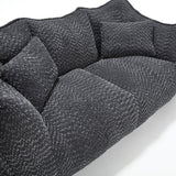 Dual Chenille Bean Bag Chair With High Resilience Foam - Omega Lifestyles