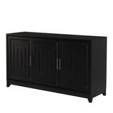 Modern Black Particle Board MDF TV Stand Cabinet - Omega Lifestyles