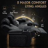 Ultra-Plush Top-Grain Nappa Leather Power Recliner - Omega Lifestyles