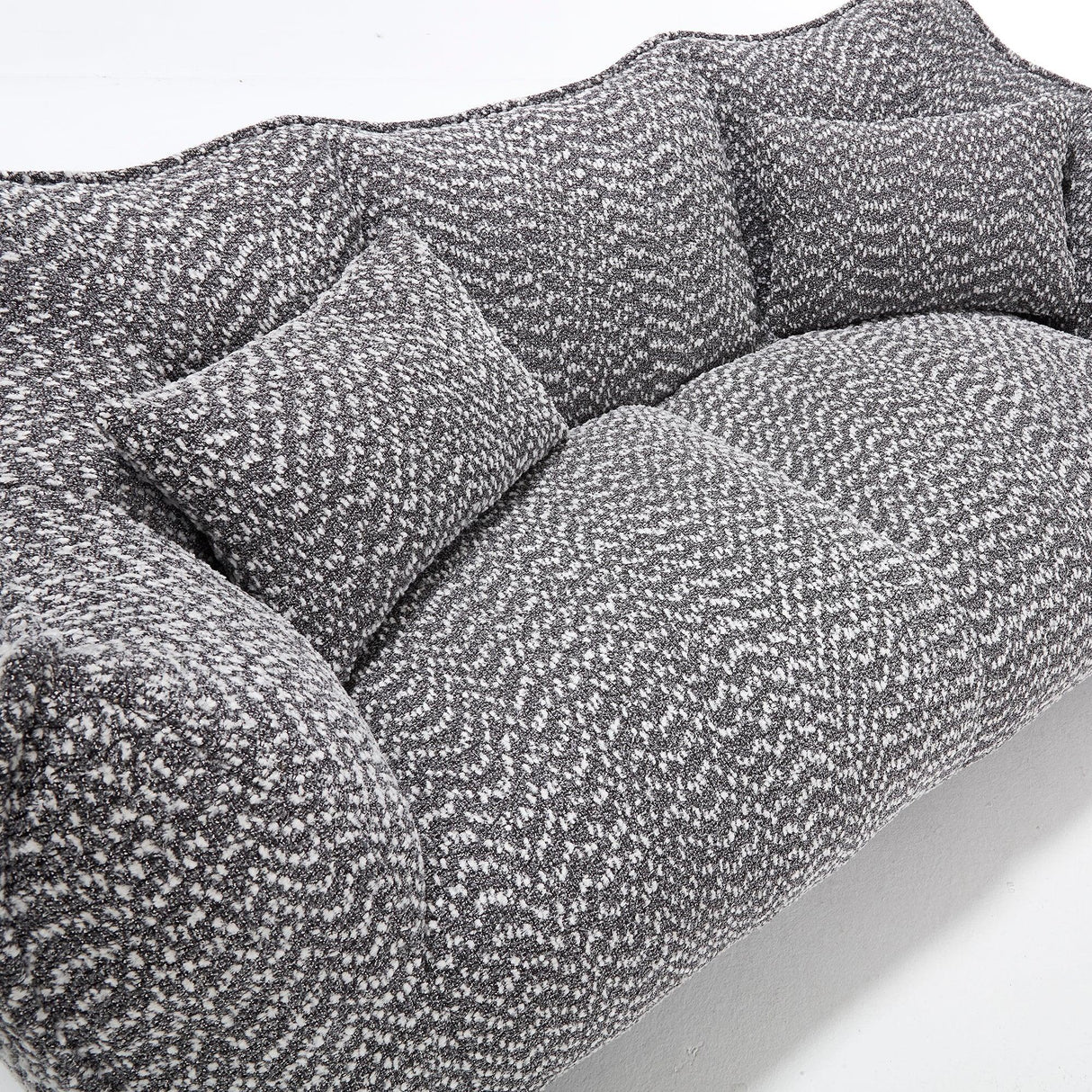 Dual Chenille Bean Bag Chair With High Resilience Foam Core - Omega Lifestyles