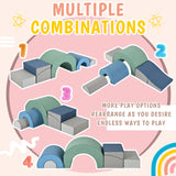 5-Piece Soft Foam Kids Climbing Blocks Indoor Play Set - Omega Lifestyles
