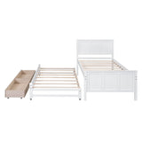 Twin Platform Bed With Trundle And Storage Drawers - Omega Lifestyles