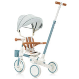 7-in-1 Multifunctional Adjustable Push Rod Toddler Tricycle - Omega Lifestyles