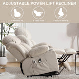 Power Lift Recliner Chair with Heat and Massage - Omega Lifestyles