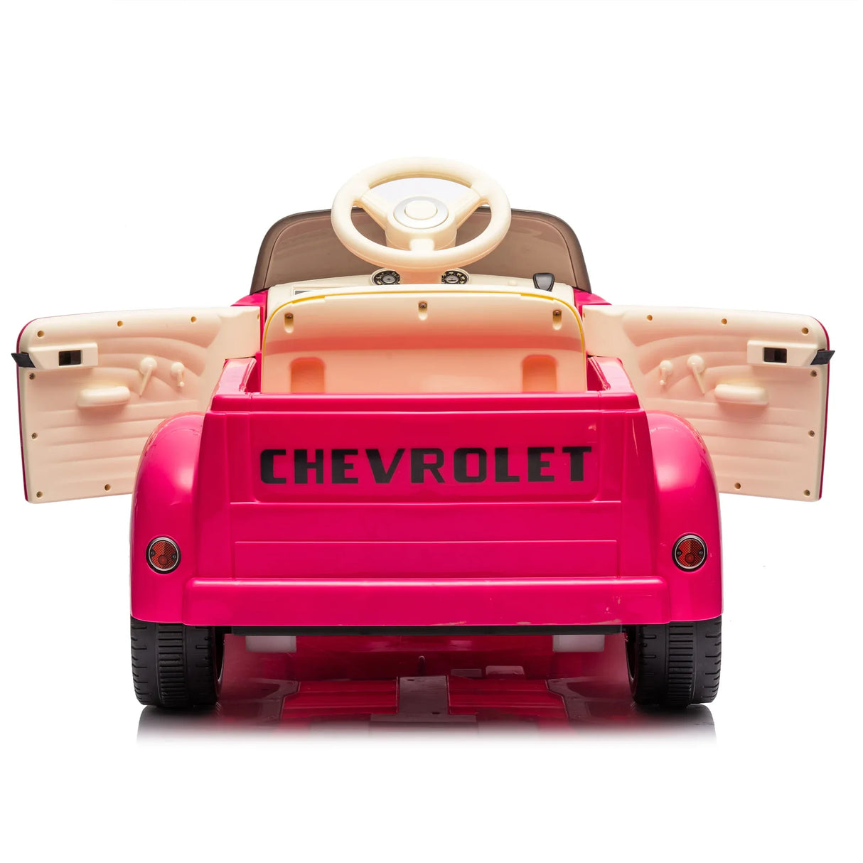 12V Pink Licensed Chevrolet Ride On Truck Car - Omega Lifestyles