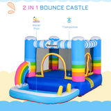 Inflatable Kids Bounce House With Trampoline Pool Slide - Omega Lifestyles