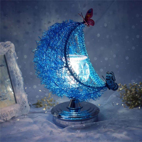 Aluminum Crescent Aromatherapy Lamp Incense Burner - Sleep Galleria