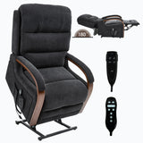 Power Chenille Lift Recliner Chair With Massage Heat - Omega Lifestyles