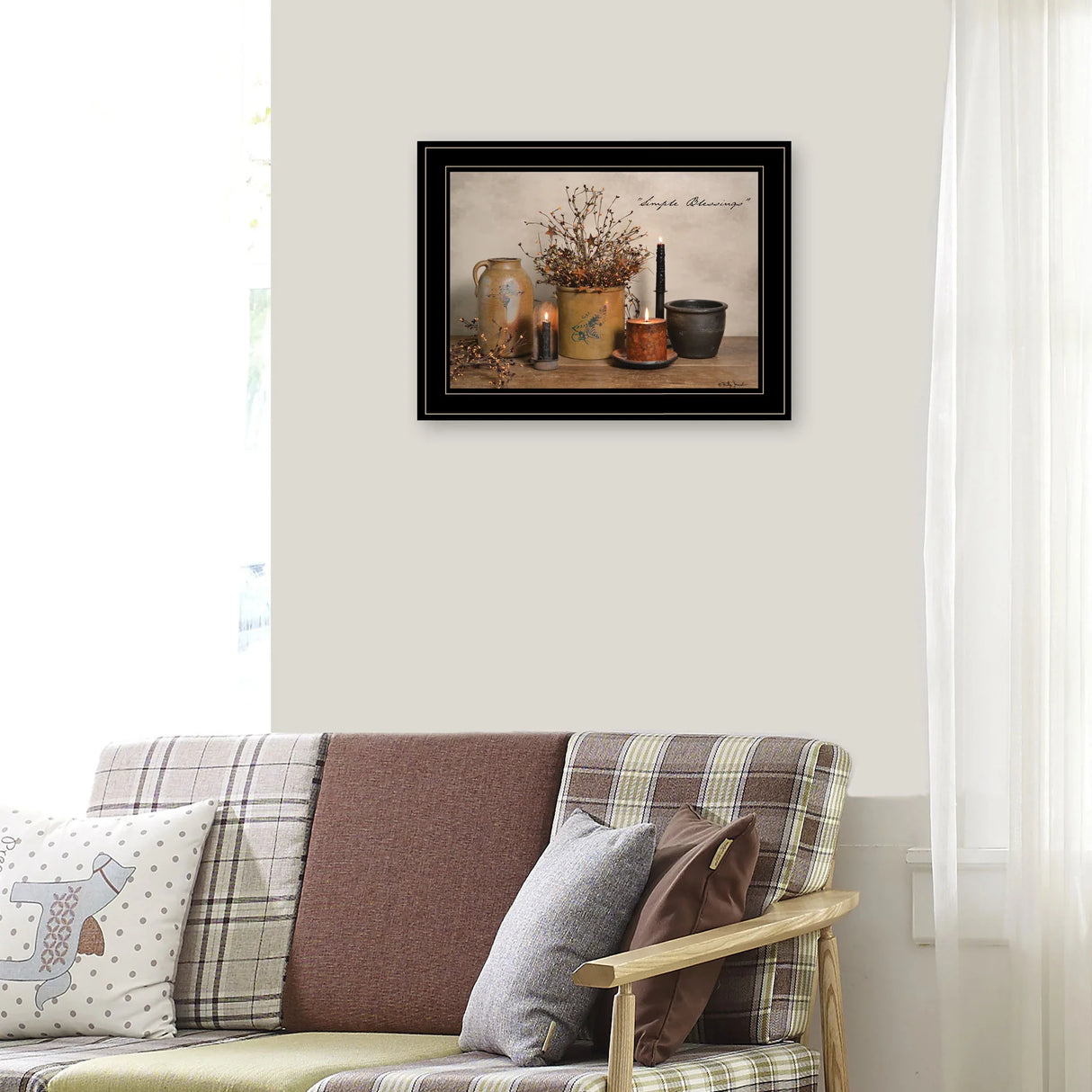 Framed Multicolor Paper Wall Art Print Ready To Hang - Omega Lifestyles