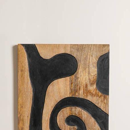 Handcrafted Mango Wood Wall Art Decor 16x20 Inches - Omega Lifestyles