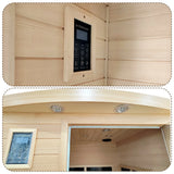 Hemlock Two-Person Low EMF Far Infrared Sauna Room - Omega Lifestyles