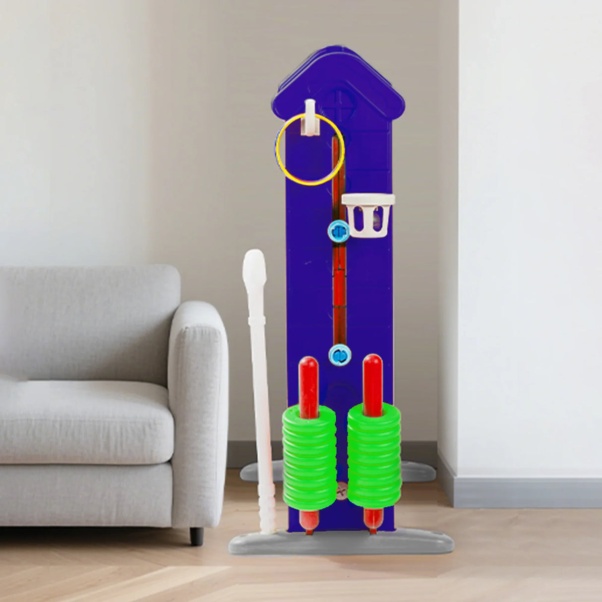 4-in-1 Adjustable Height Indoor Outdoor Giant Game Set - Omega Lifestyles