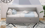 Extendable Solid Wood Twin Daybed With Trundle Drawers - Omega Lifestyles