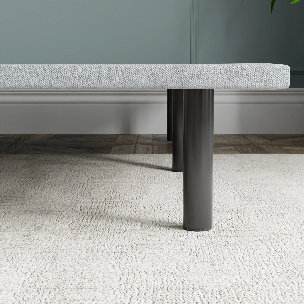 Twin Upholstered Adjustable Height Bed Frame Foundation - Omega Lifestyles