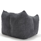 Chenille Foam Bean Bag Chair For Adults - Omega Lifestyles