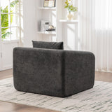 Convertible Chenille Sofa Bed Sleeper With Pillow - Omega Lifestyles