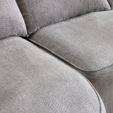 Minimalist Medium-Soft Chenille Foam 5-Seat Sofa - Omega Lifestyles