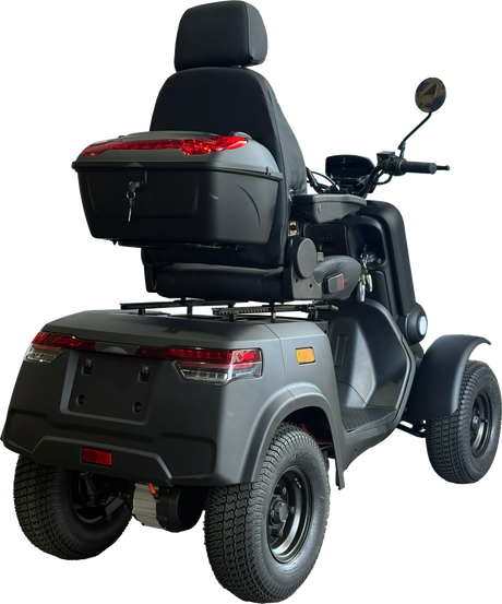Heavy Duty 4 Wheel Mobility Scooter With Dual Brakes - Omega Lifestyles