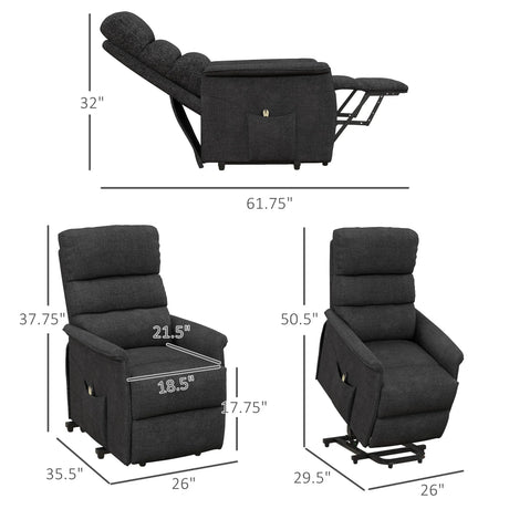 Power Lift Recliner Chair With Remote And Lifting Assistance - Omega Lifestyles