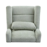 Power Boucle Upholstered 360-Degree Swivel Recliner Chair - Omega Lifestyles