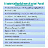 Bluetooth White Noise Sleep Mask With Ice Silk - Sleep Galleria
