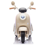 12V Dual Motor Kids Three-Wheel Electric Ride-On Motorcycle - Omega Lifestyles