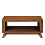 Solid Wood Pine Legs Rectangular Coffee Table - Sleep Galleria