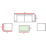 7-Piece All-Weather HDPE Wicker Patio Sectional Set With Cushions - Omega Lifestyles