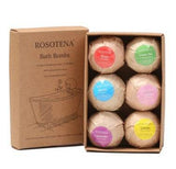 Set of 6 Organic Shea Butter Scented Bath Bombs - Sleep Galleria