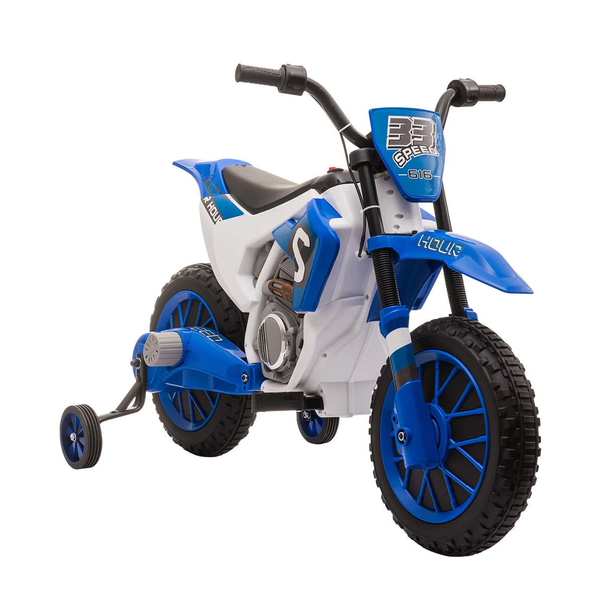 12V Battery-Powered Kids Electric Ride-On Motorcycle Toy - Omega Lifestyles