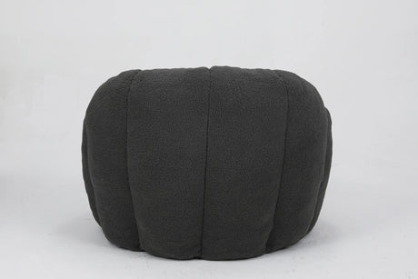 Plush High-Density Foam Teddy Fabric Bean Bag Chair - Omega Lifestyles