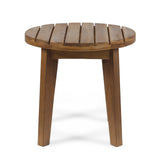 Outdoor Acacia Wood Weather Resistant Teak Side Table