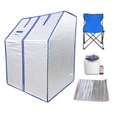 Portable Home Steam Sauna Tent With Chair And Remote - Omega Lifestyles