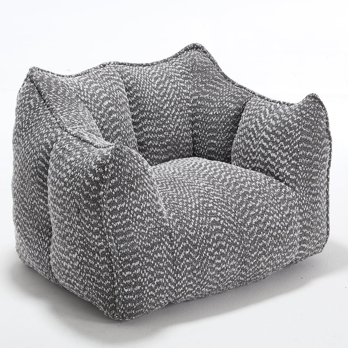 Chenille Bean Bag Chair With Resilient Foam - Omega Lifestyles