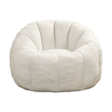 Plush Teddy Foam Bean Bag Chair With Armrests - Omega Lifestyles