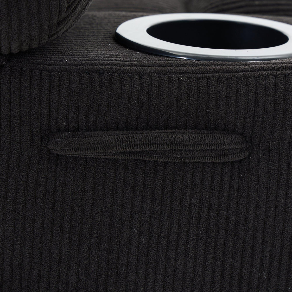 Medium-Firm Corduroy Remote-Controlled Heating Massage Recliner - Omega Lifestyles