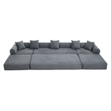 Convertible Corduroy Memory Foam Folding Sofa Bed - Omega Lifestyles