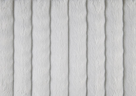 Gray Corduroy Recliner Chair With Swivel Glider And Pillows - Omega Lifestyles