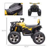 Kids 12V Rechargeable Four-Wheeler Ride-On Toy Car - Omega Lifestyles