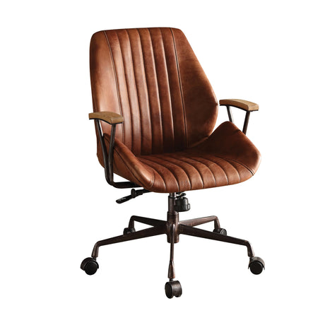Top Grain Leather Executive Adjustable Office Chair - Omega Lifestyles