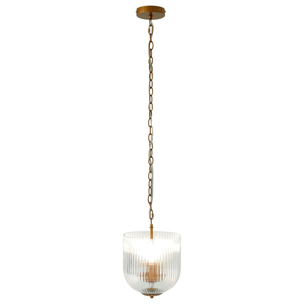 Chic Glass Metal Pendant Lamp With Warm Lighting